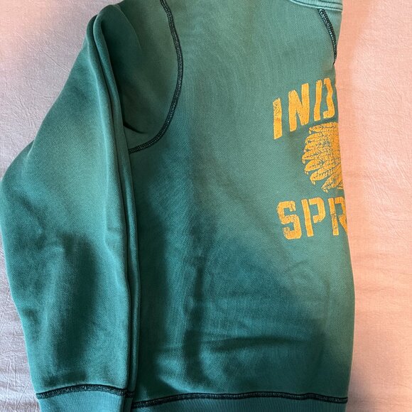 90's Vintage POLO RALPH LAUREN Green Indian Springs sweatshirt - Size Large - Picture 8 of 16